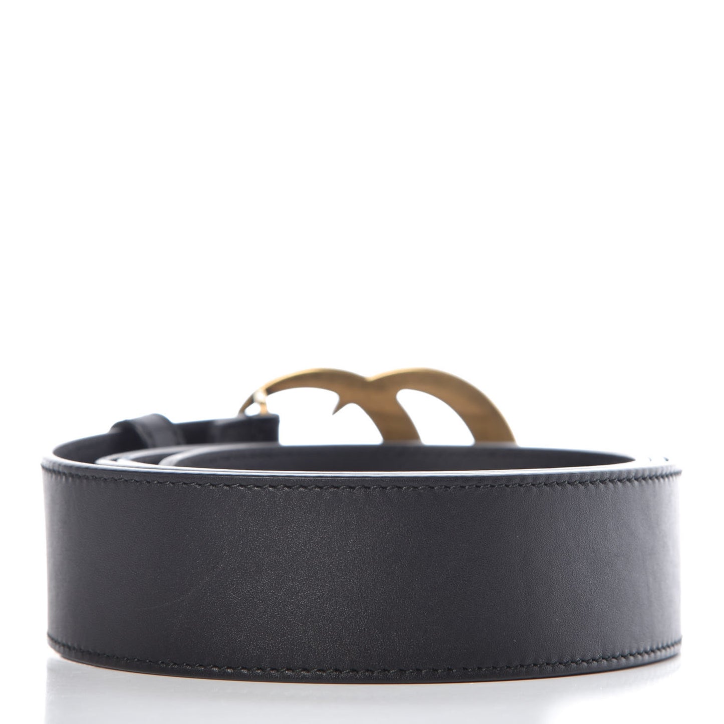 Moon Calfskin Double G 40mm Belt 110 44 Black