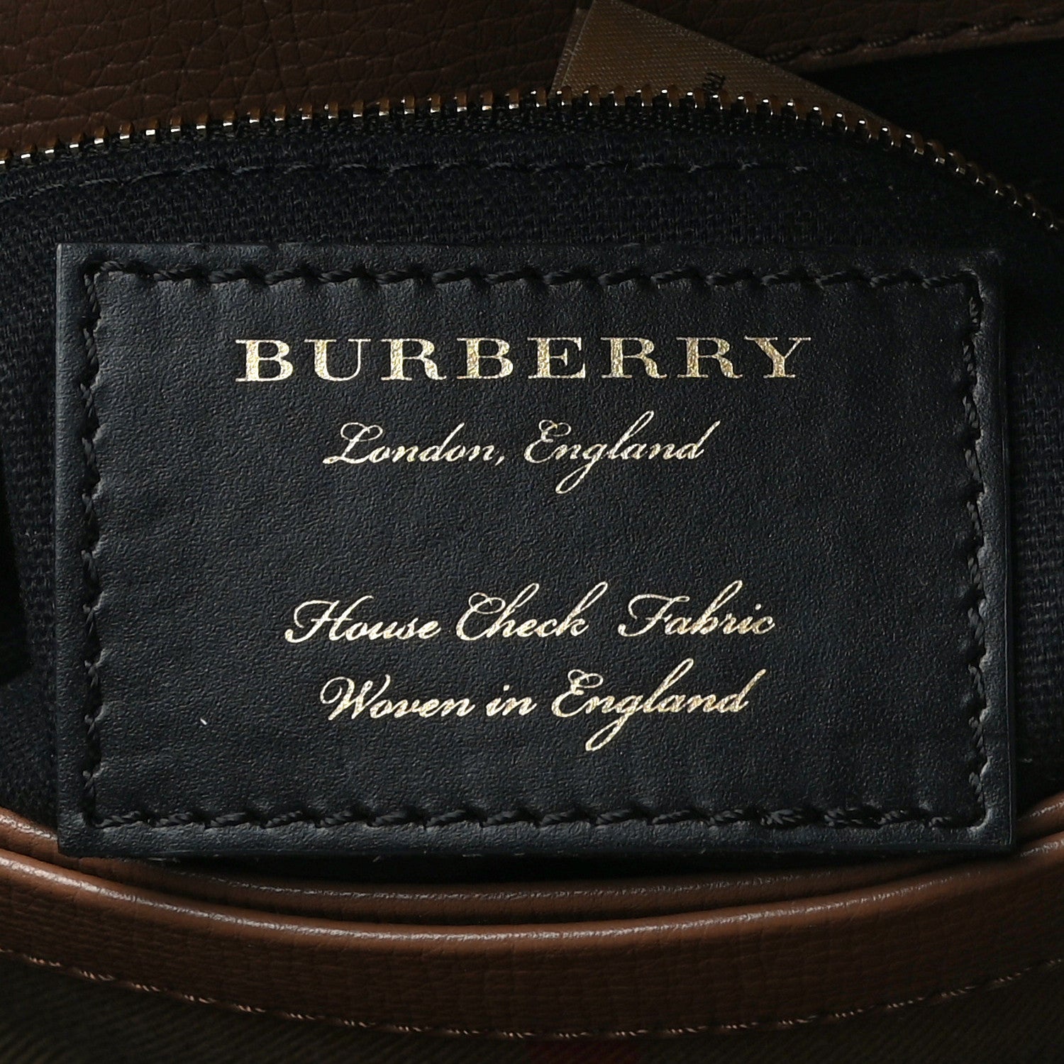 Burberry Derby Calfskin House Check Small Camberley Dark Sand 6 of 10