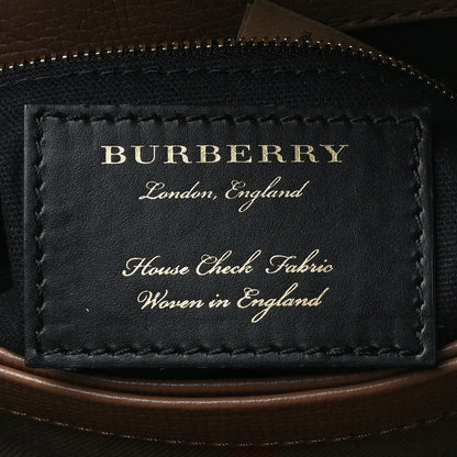 Burberry Derby Calfskin House Check Small Camberley Dark Sand 6 of 10