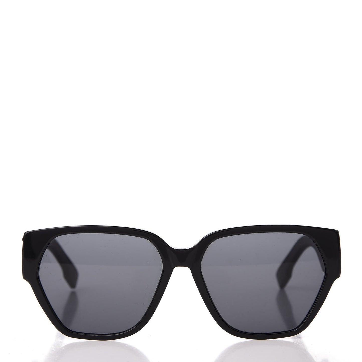 Acetate Square DiorID1 Sunglasses Black