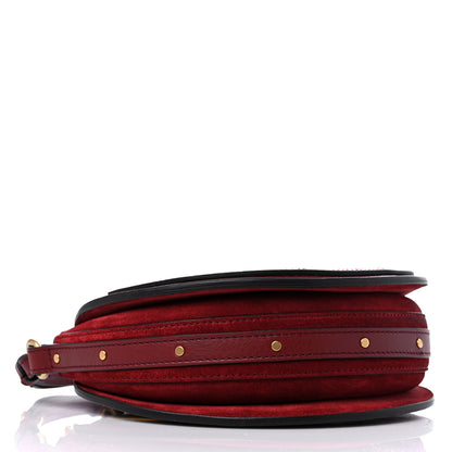Chloe Calfskin Suede Small Pixie Bag Sienna Red 3 of 10