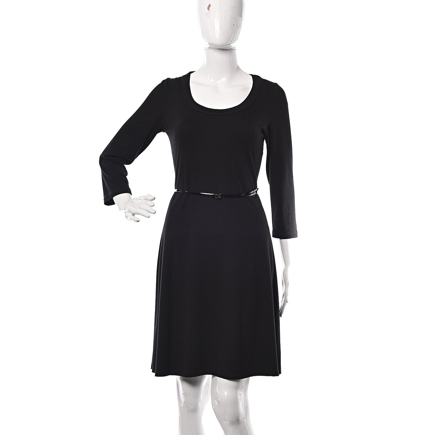 Patent CC Skinny Belt 85 34 Black