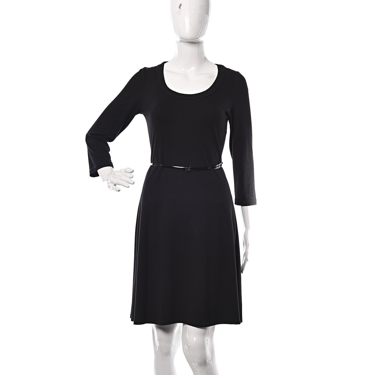 Chanel Patent CC Skinny Belt 85 34 Black 2 of 8