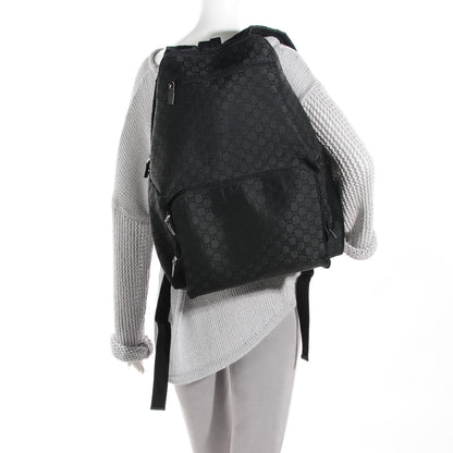 Gucci Nylon Monogram Medium Backpack Black 2 of 7