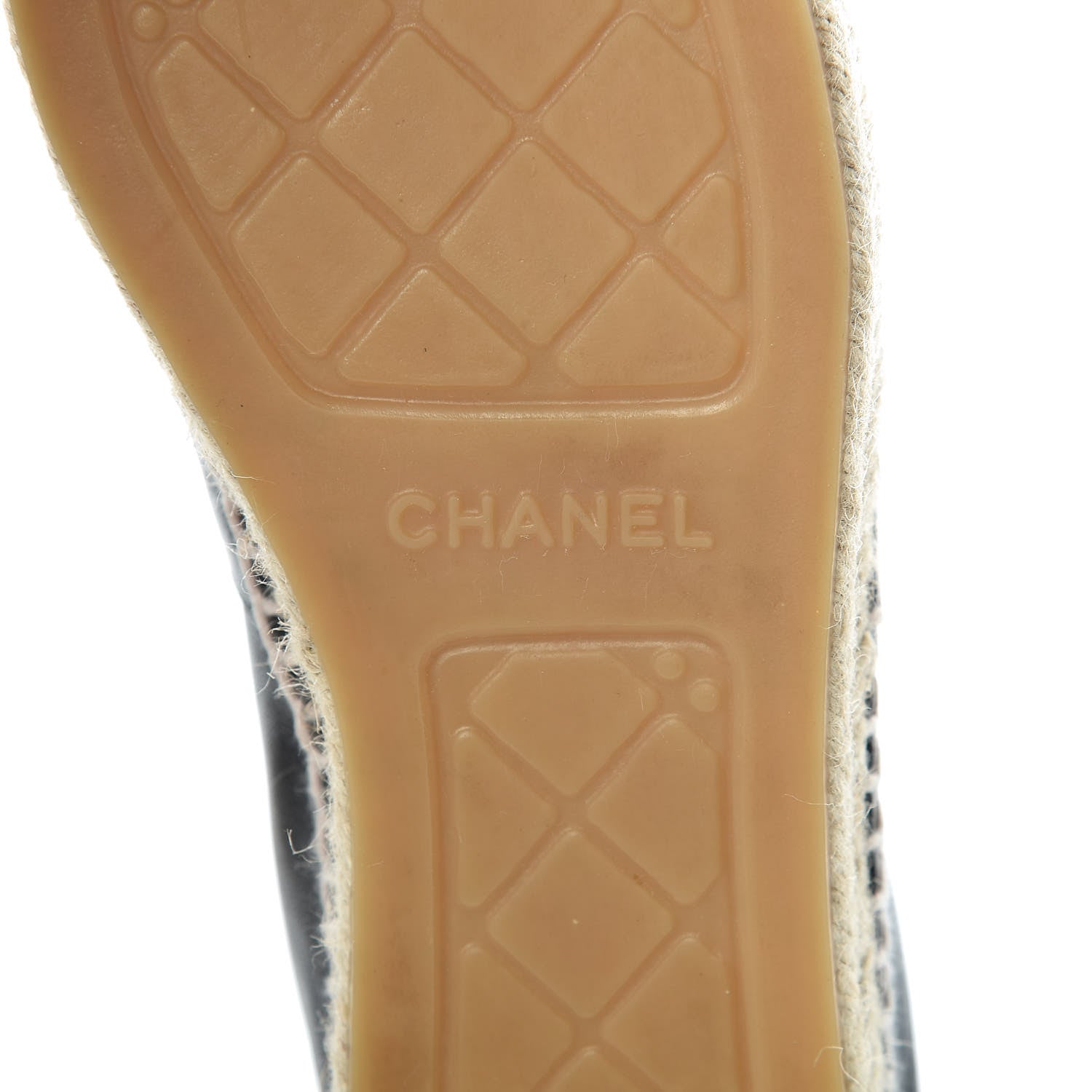 Chanel Lambskin CC Espadrilles 40 Black 6 of 10