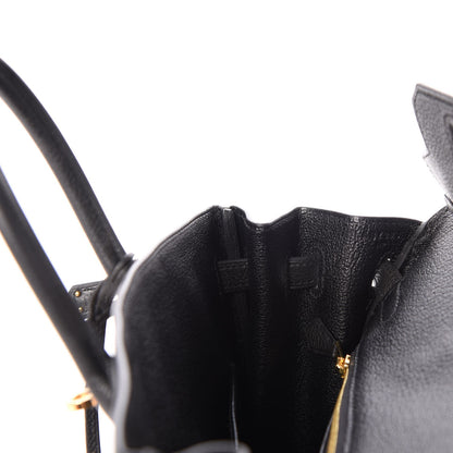 Hermes Togo Birkin 25 Black 28 of 37