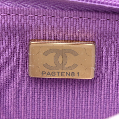 Chanel Caviar Quilted Wallet On Chain WOC Purple 7 of 11