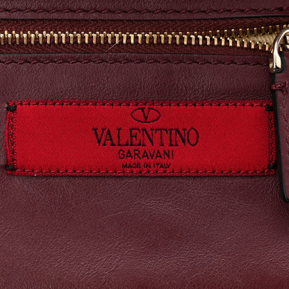 Valentino Garavani Vitello Mini Rockstud Tote Rubin 6 of 9