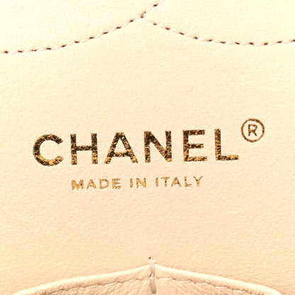 Chanel Caviar Quilted Jumbo Double Flap Light Beige 10 of 25