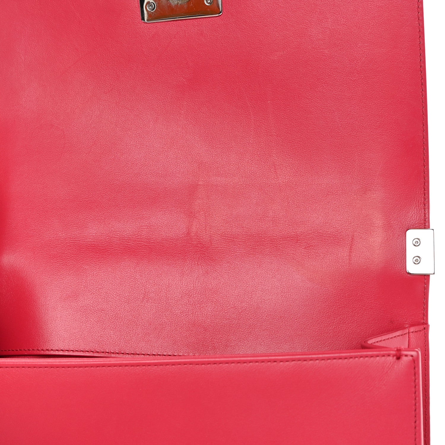 Chanel Lambskin Quilted Medium Boy Flap Fuchsia 10 of 17
