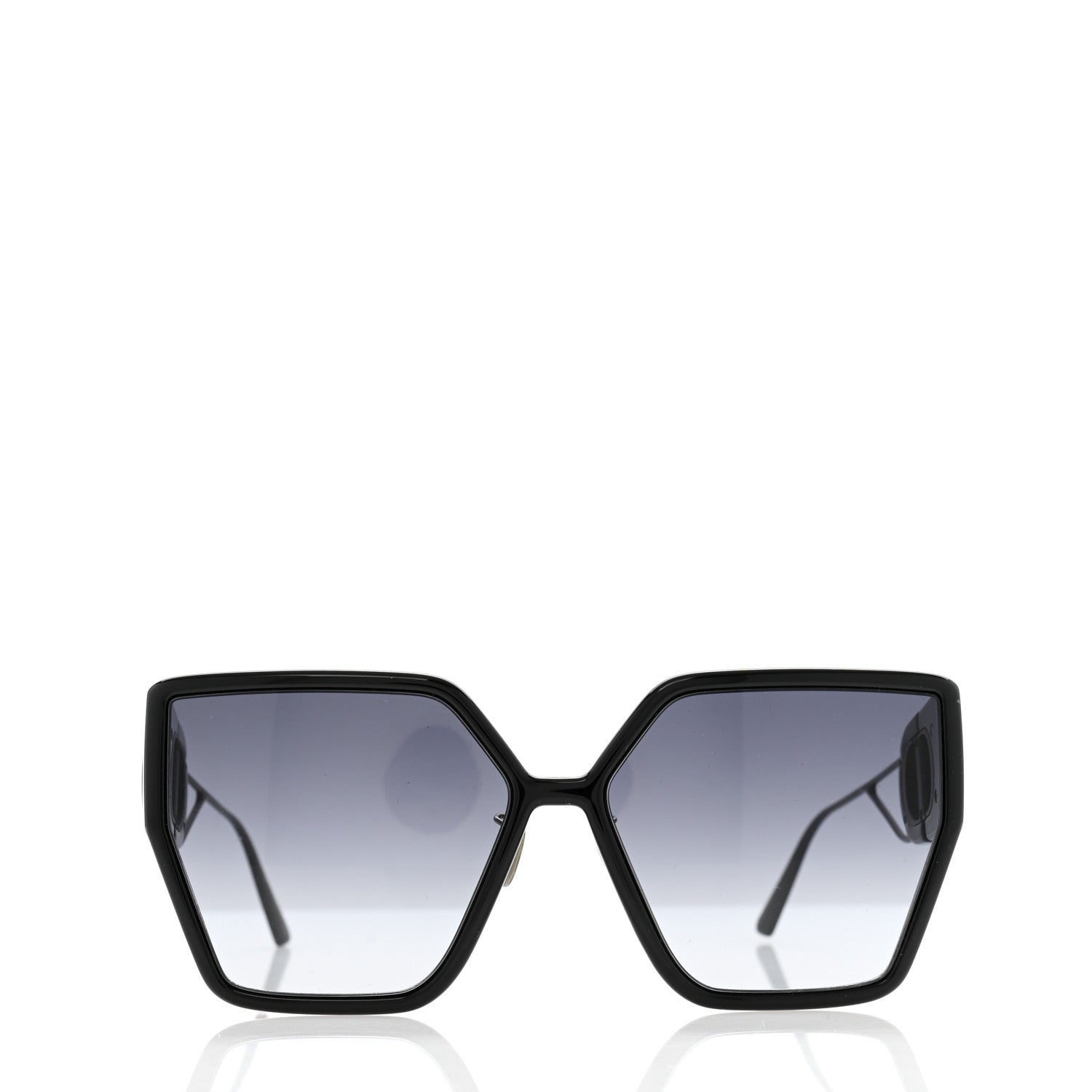 Christian Dior Acetate Square 30 Montaigne Sunglasses Black 2 of 8