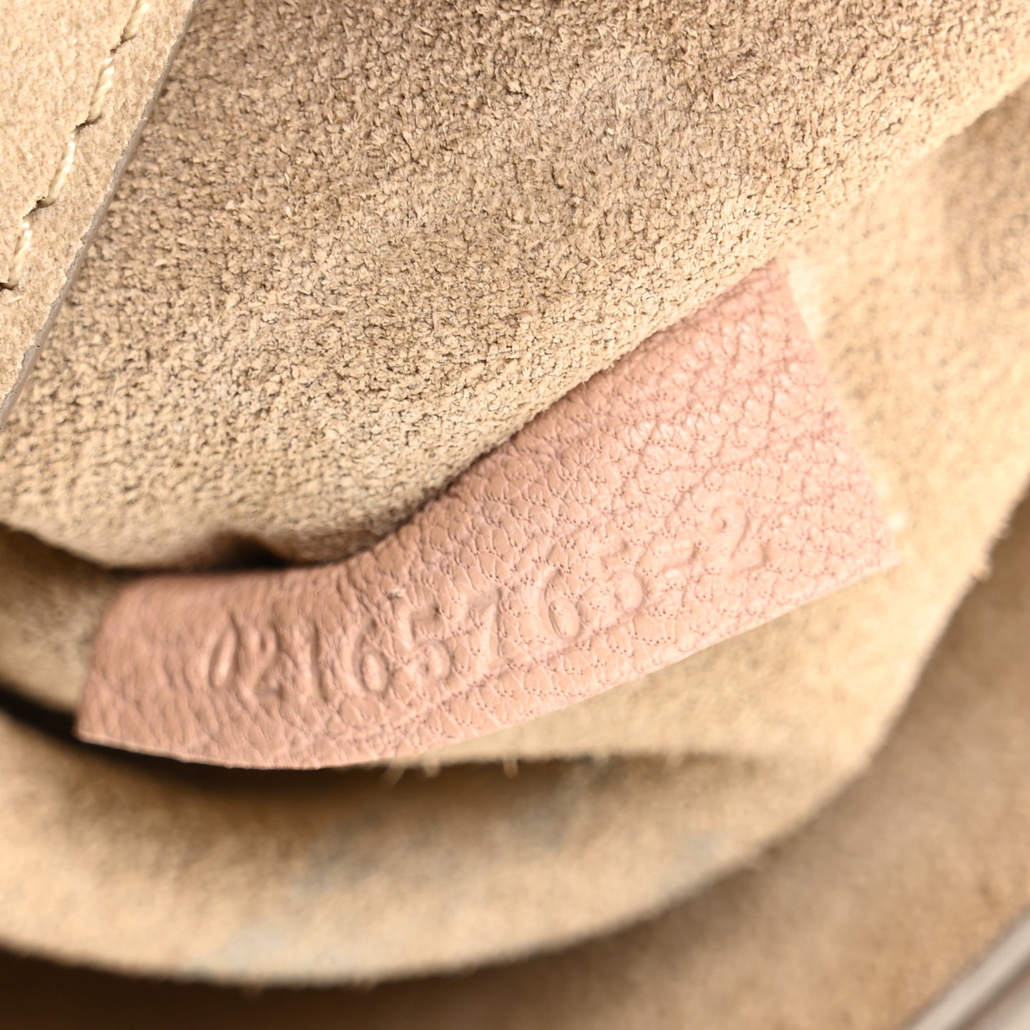 Grained Lambskin Drew Shoulder Bag Cement Pink