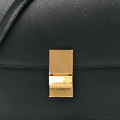 Celine Box Calfskin Medium Classic Box Flap Bag Black 8 of 10
