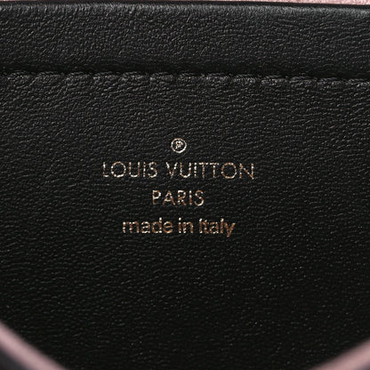 Louis Vuitton Lambskin Embossed Monogram Pochette Coussin Black 6 of 9