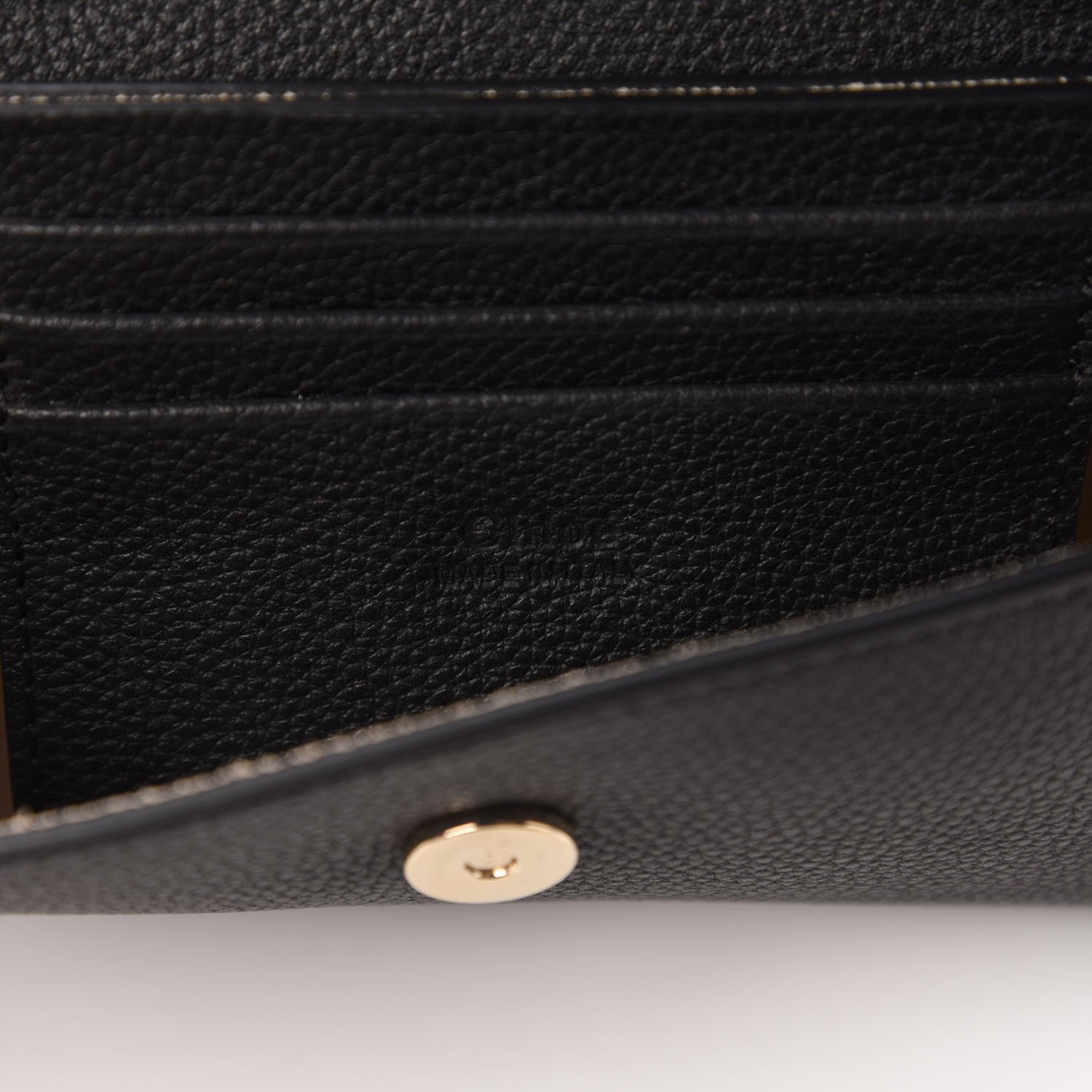 Chloe Suede Calfskin Mini Faye Shoulder Bag Black 8 of 9