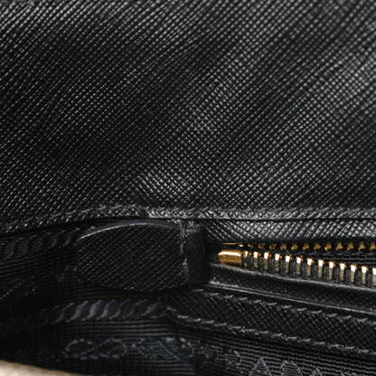 Prada Saffiano Lux Extra Large Galleria Double Zip Tote Black 7 of 12