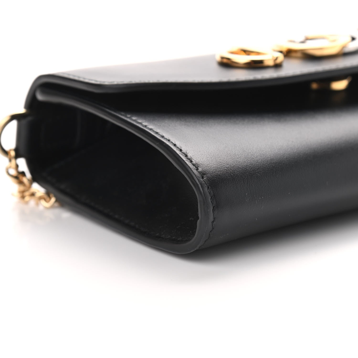 Gucci Smooth Calfskin Mini Zumi Shoulder Bag Black 9 of 10