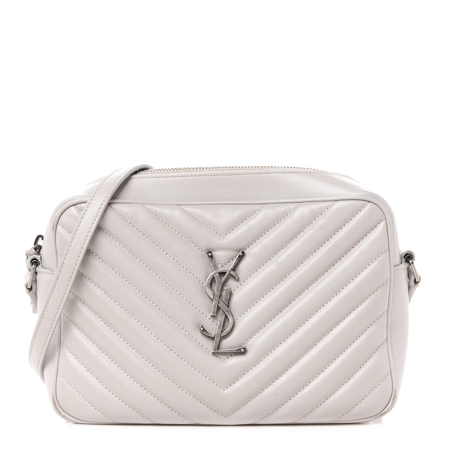 Calfskin Matelasse Monogram Lou Camera Bag Granite