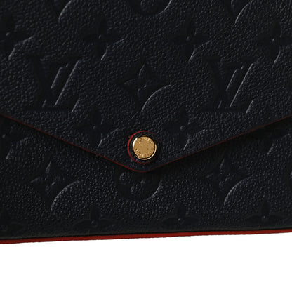 Louis Vuitton Empreinte Pochette Felicie Chain Wallet Marine Rouge 11 of 12