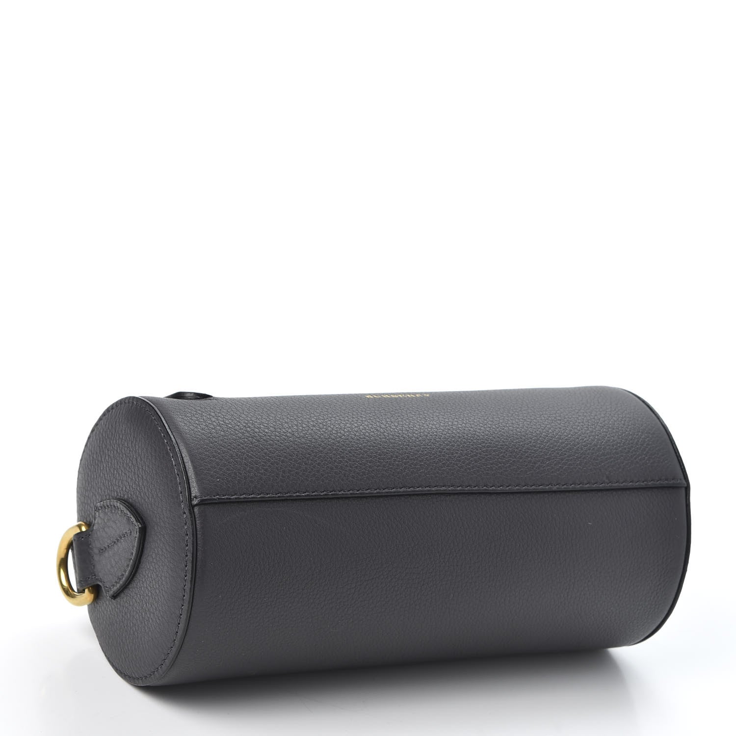 Burberry Calfskin The Barrel Bag Charcoal Grey 3 of 9