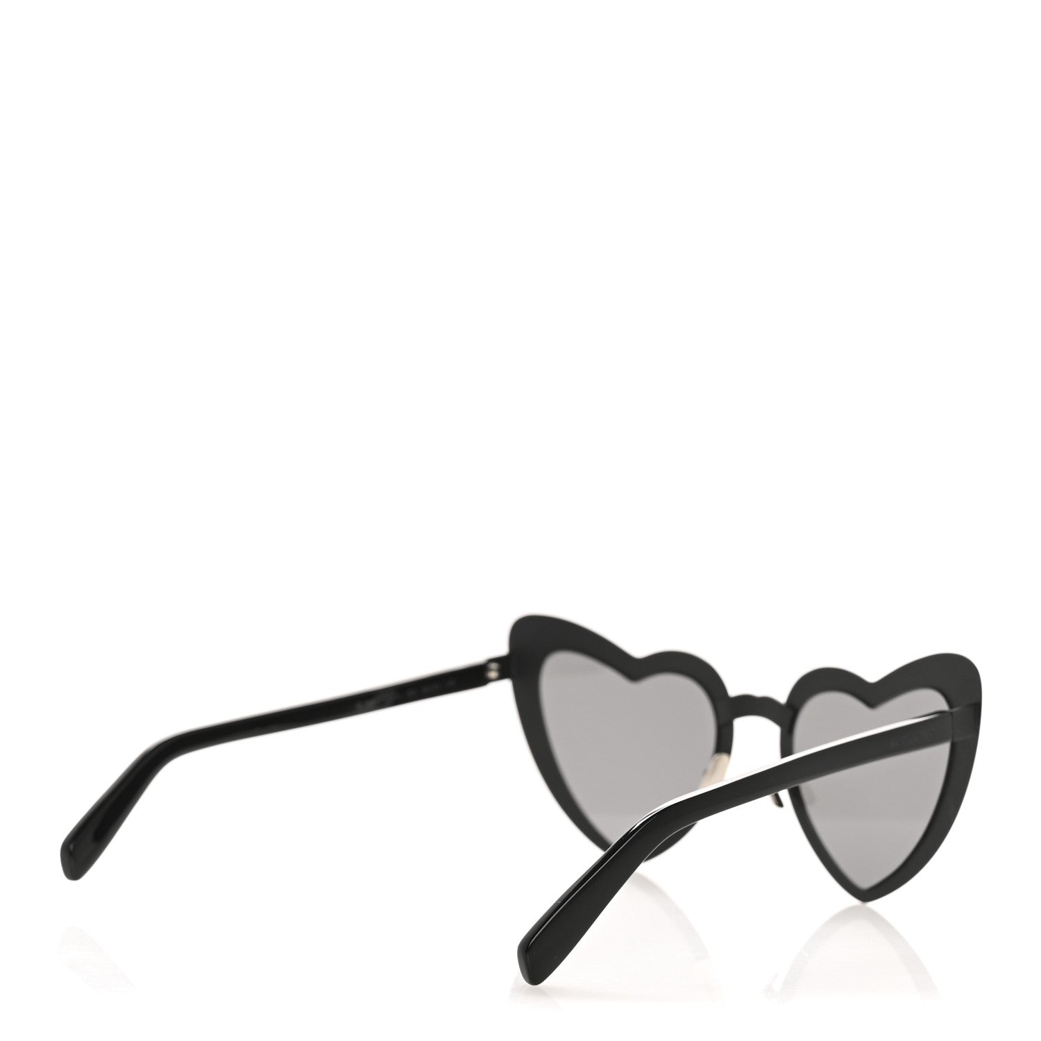 Saint Laurent Acetate Heart Frame Loulou SL196 Sunglasses Black 4 of 7