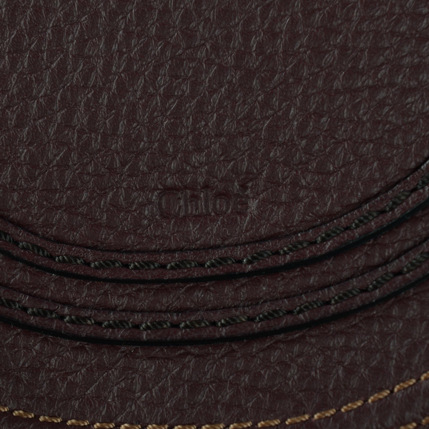 Chloe Calfskin Mini Marcie Round Crossbody Bag Dark Velvet 5 of 9