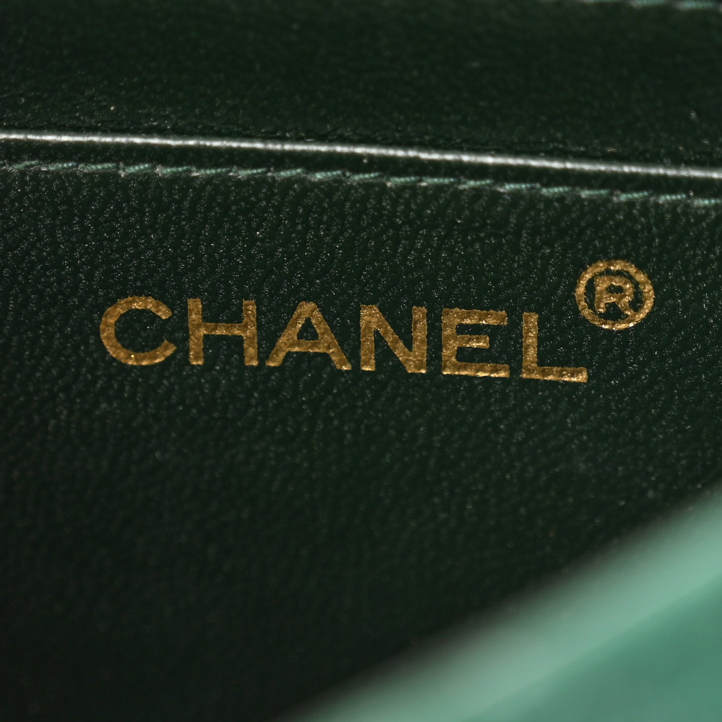 Suede Quilted Mini Square Flap Green