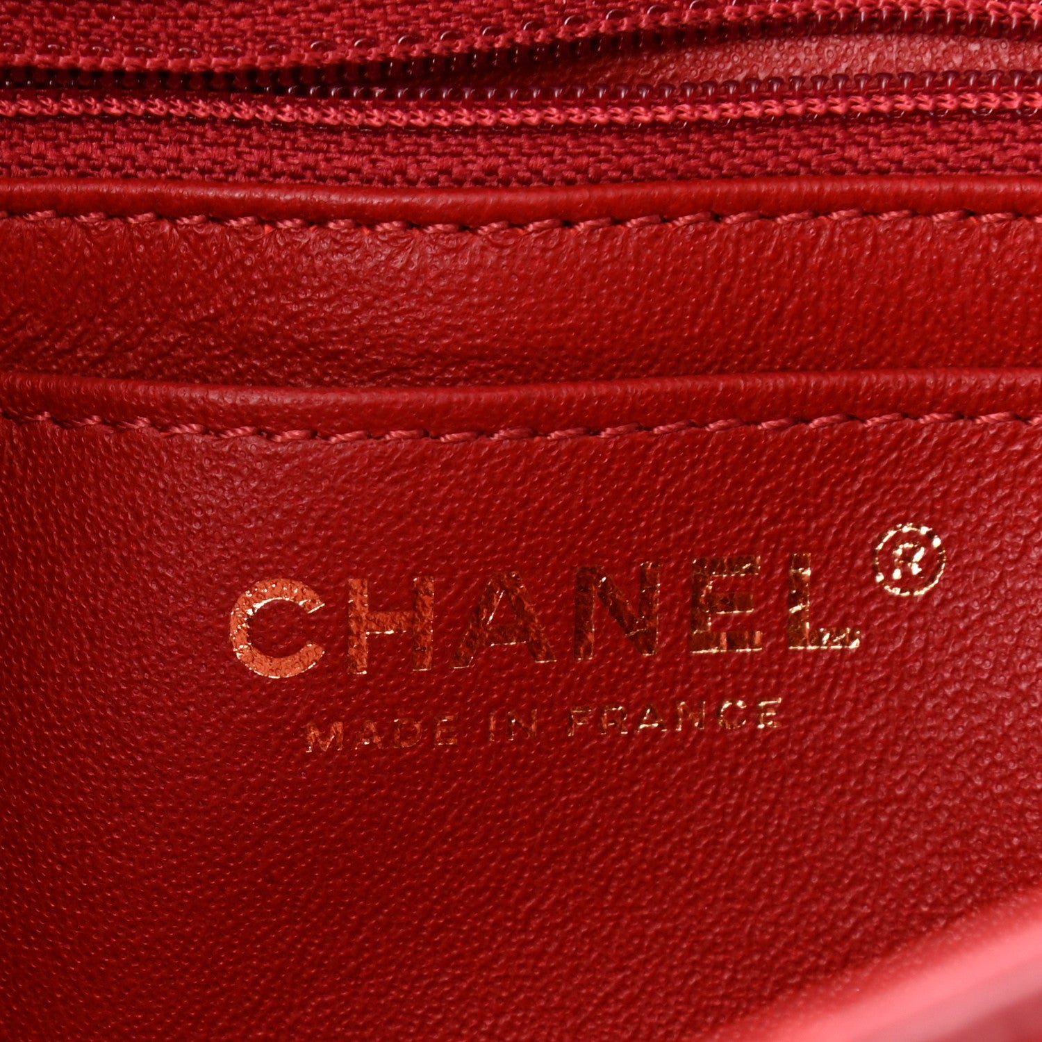 Chanel Aged Calfskin Quilted 2.55 Reissue Mini Flap Red 6 of 11