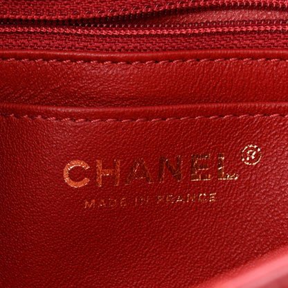 Chanel Aged Calfskin Quilted 2.55 Reissue Mini Flap Red 6 of 11