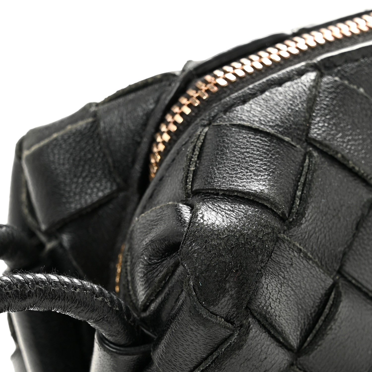 Bottega Veneta Nappa Intrecciato Mini Loop Camera Bag Black 10 of 12