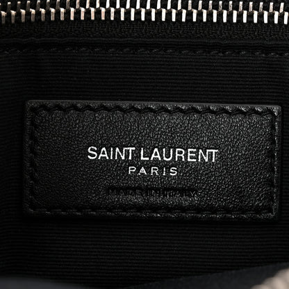 Saint Laurent Calfskin Y Quilted Monogram Medium Loulou Chain Satchel Black 7 of 11