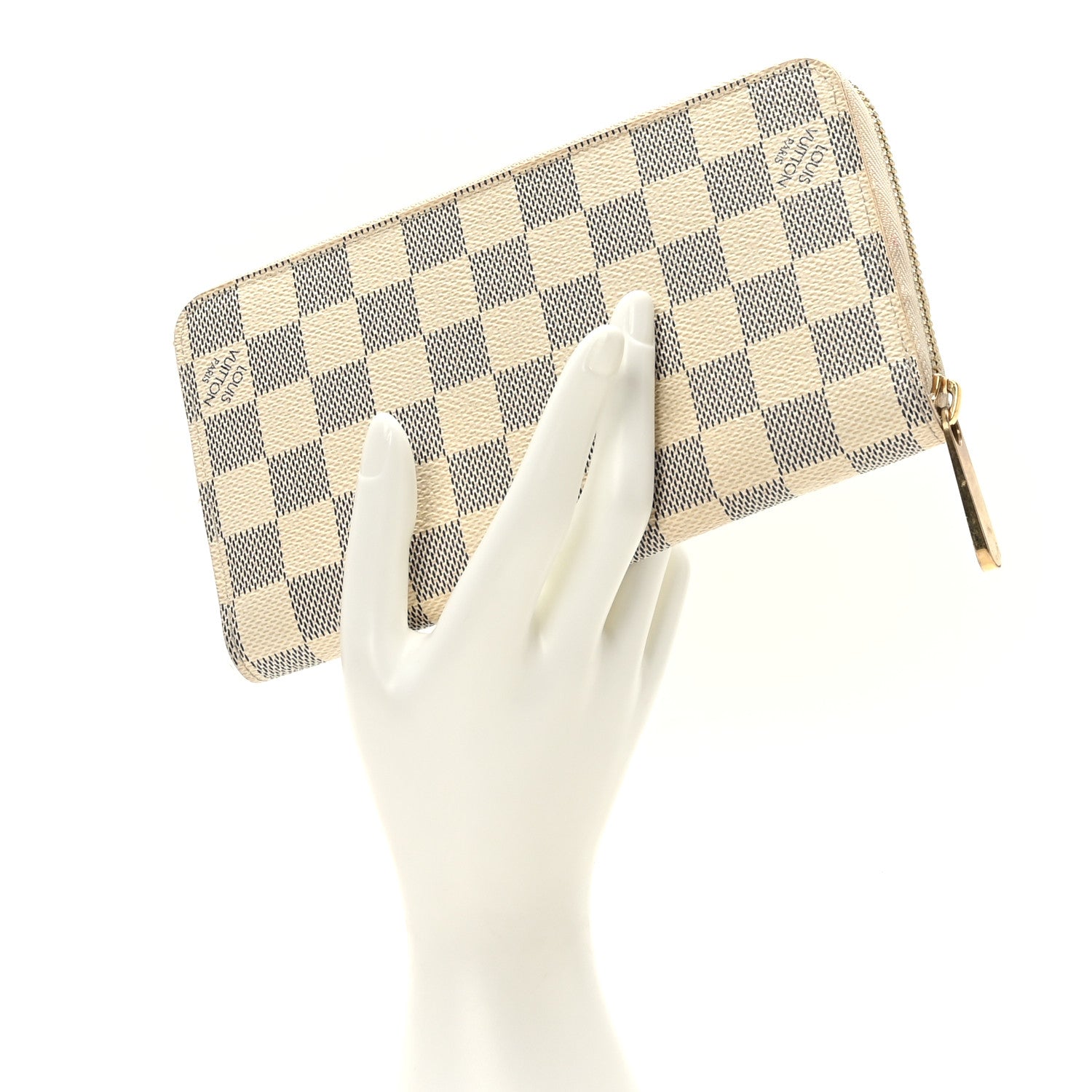 Louis Vuitton Damier Azur Zippy Wallet 2 of 6