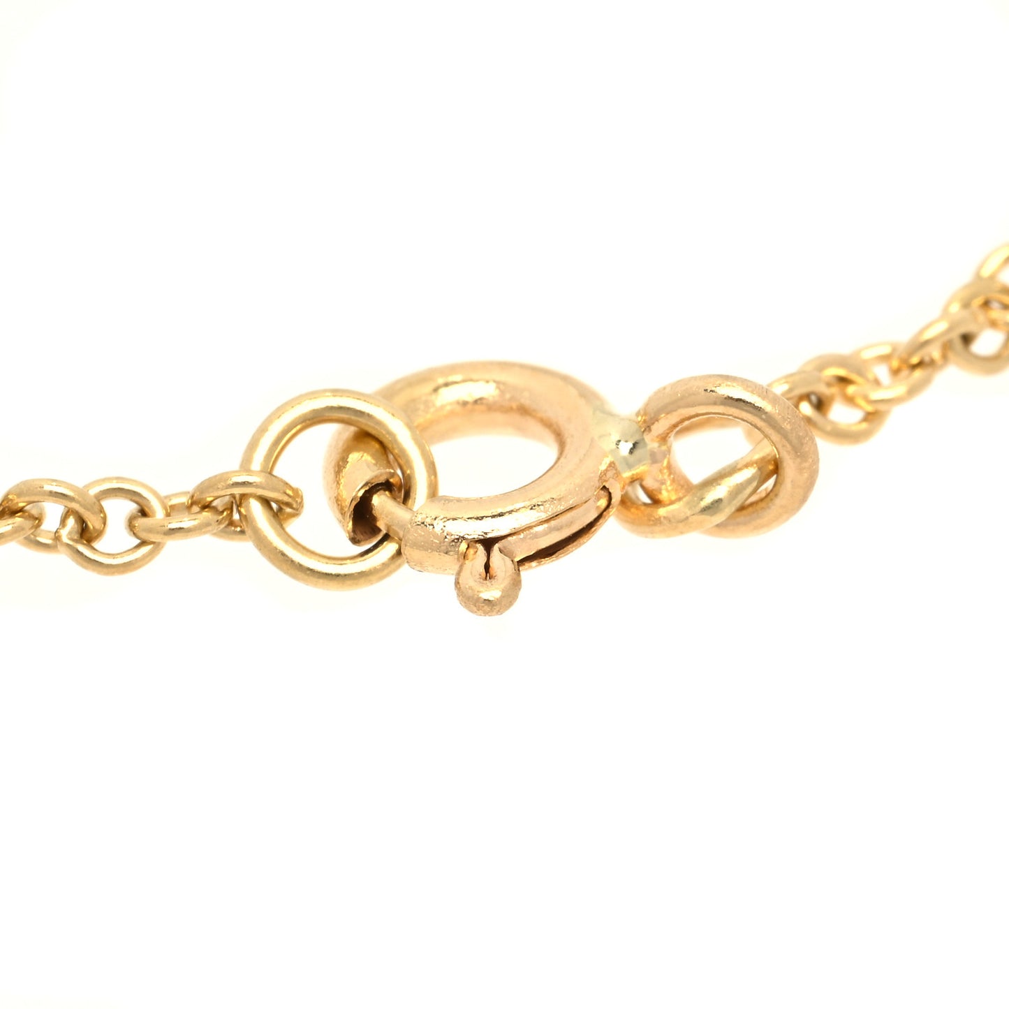 18K Yellow Gold Elsa Peretti 5 Open Heart Bracelet