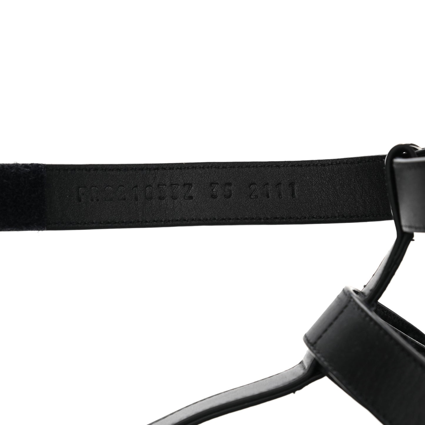 Calfskin Womens Enid Sandals 35 Black