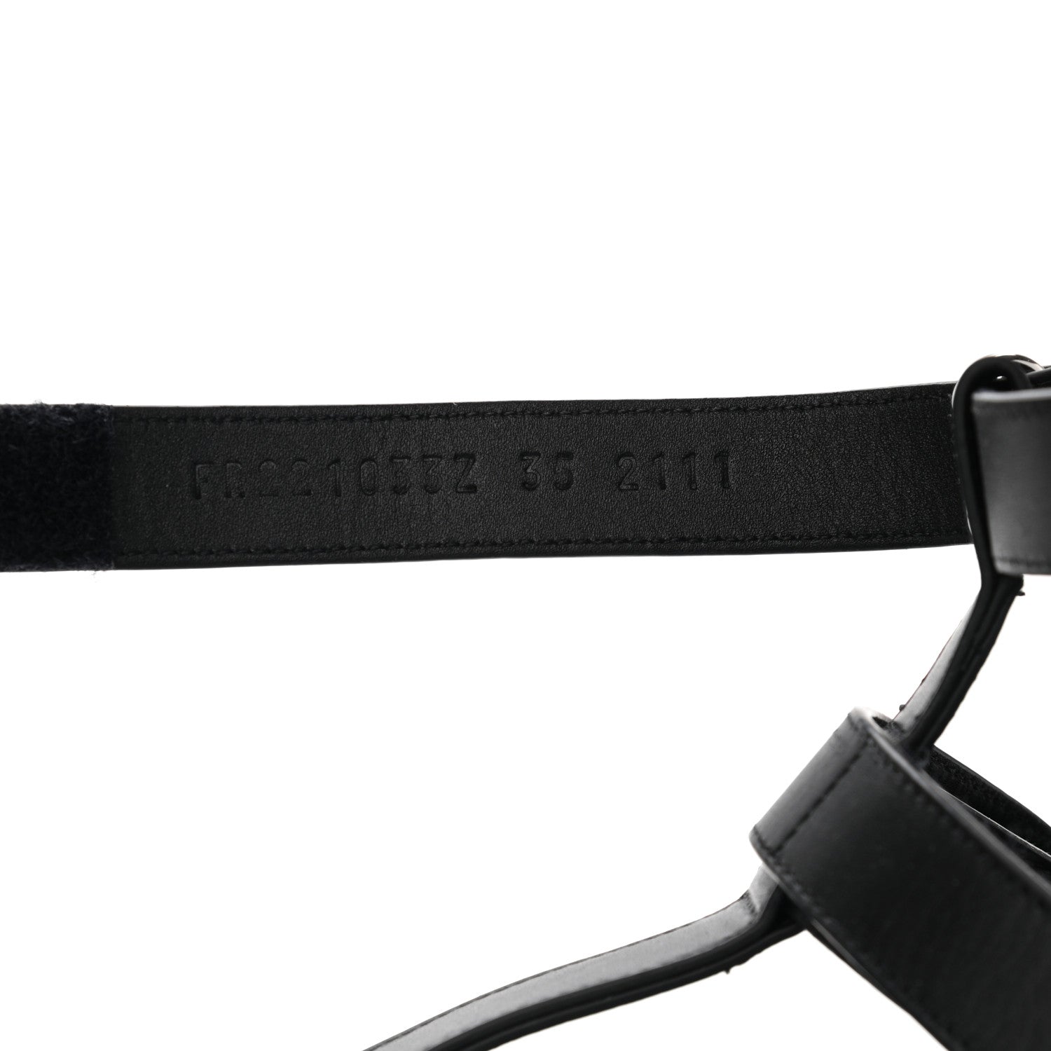 Hermes Calfskin Womens Enid Sandals 35 Black 8 of 12
