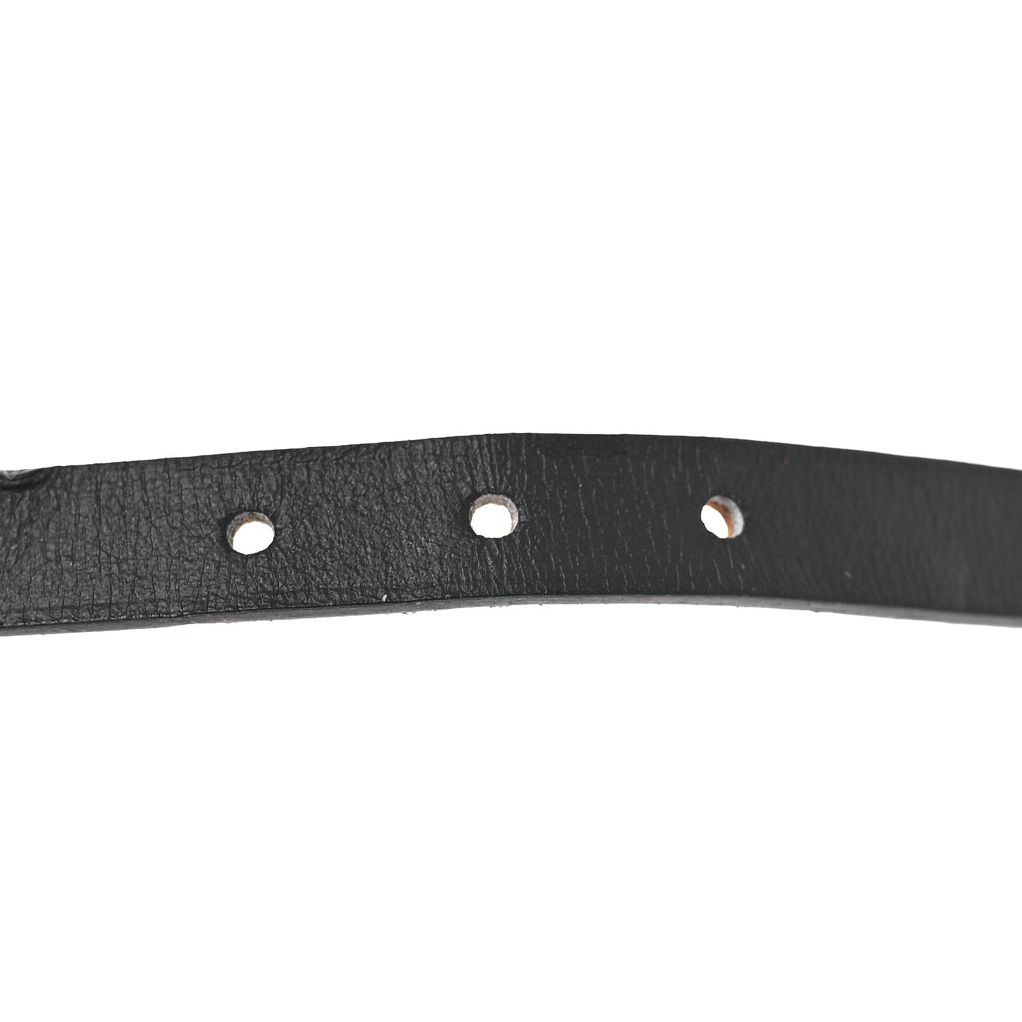 Swift Tadelakt Behapi Double Tour Reversible Bracelet T2 Black Fauve
