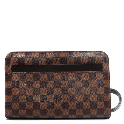 Louis Vuitton Damier Ebene Pochette Saint Louis Clutch 1 of 7