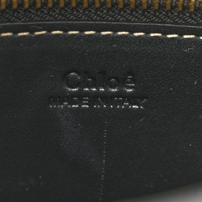 Chloe Felt Calfskin Small Woody Ribbon Tote With Strap Cashmere Grey 6 of 13