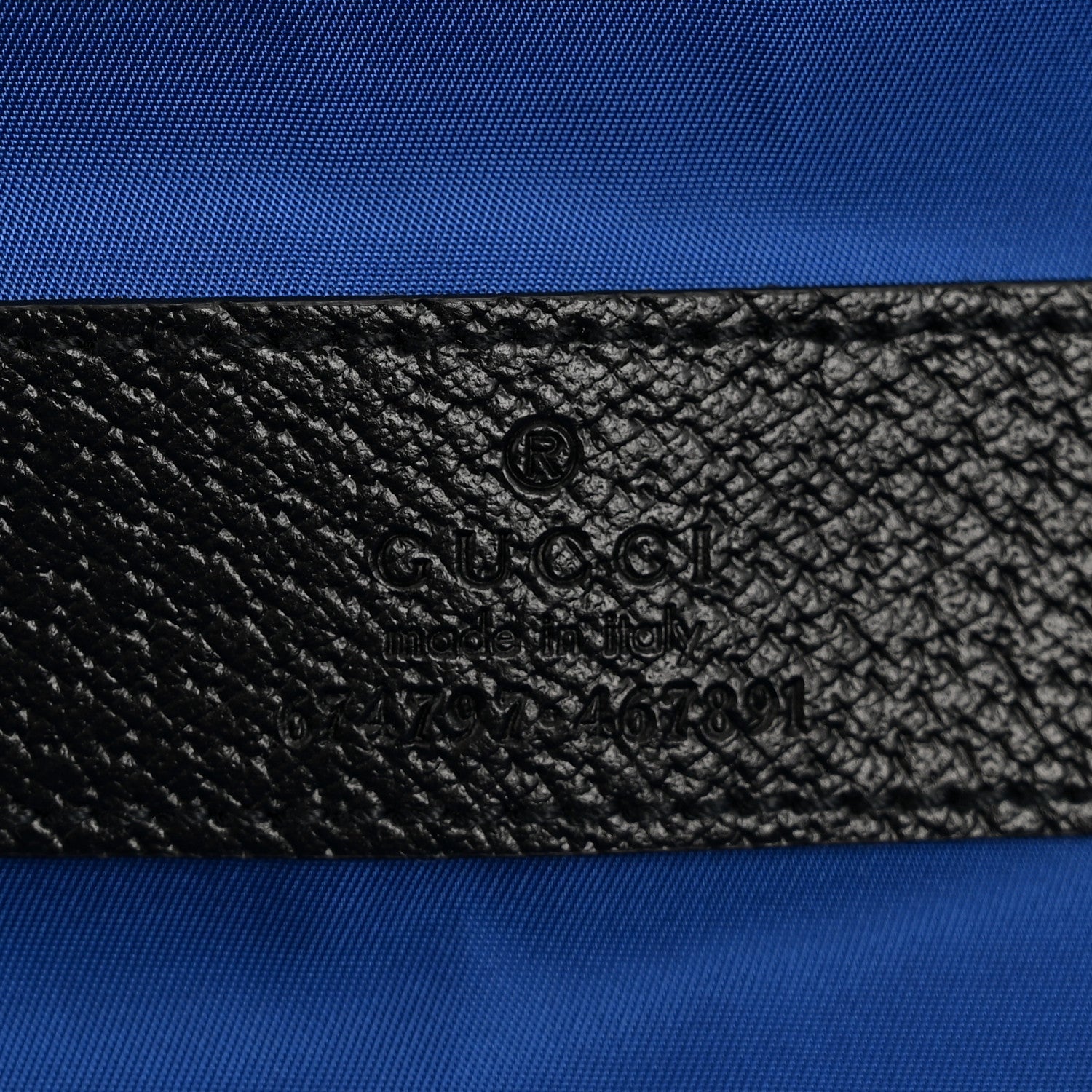 Gucci Econyl Nylon Monogram Off The Grid Packing Cube Orient Blue New Plaster 6 of 7