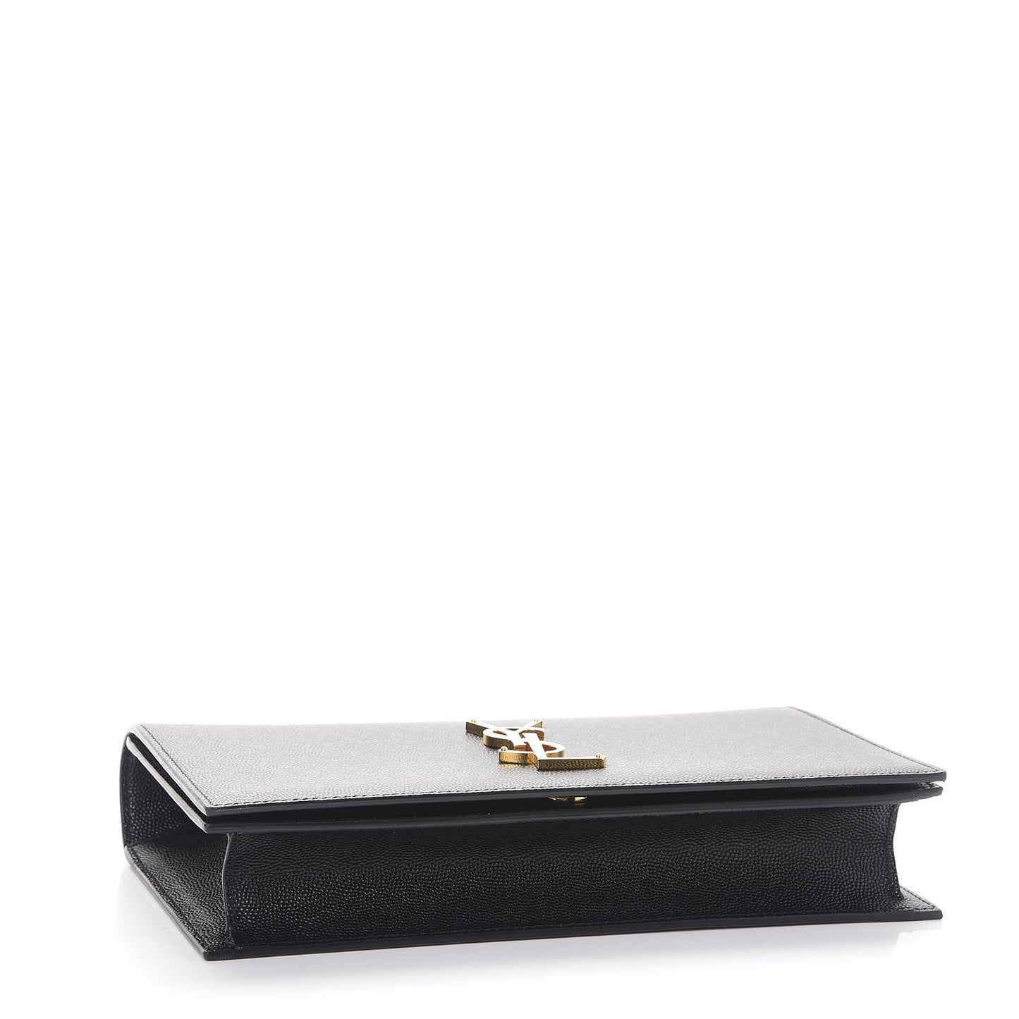 Grain De Poudre Classic Monogram Kate Clutch Black