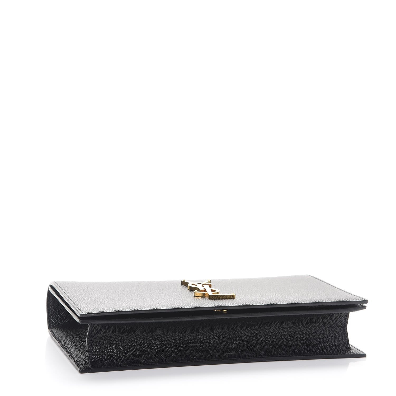Saint Laurent Grain De Poudre Classic Monogram Kate Clutch Black 4 of 8