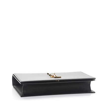 Saint Laurent Grain De Poudre Classic Monogram Kate Clutch Black 4 of 8