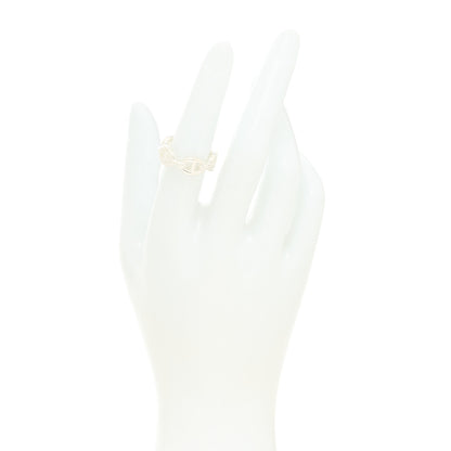 Hermes Sterling Silver PM Chaine d'Ancre Enchainee Band Ring 53 6.25 2 of 7