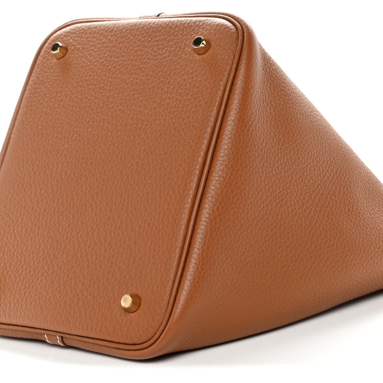 Hermes Taurillon Clemence Picotin Lock 22 MM Gold 10 of 12