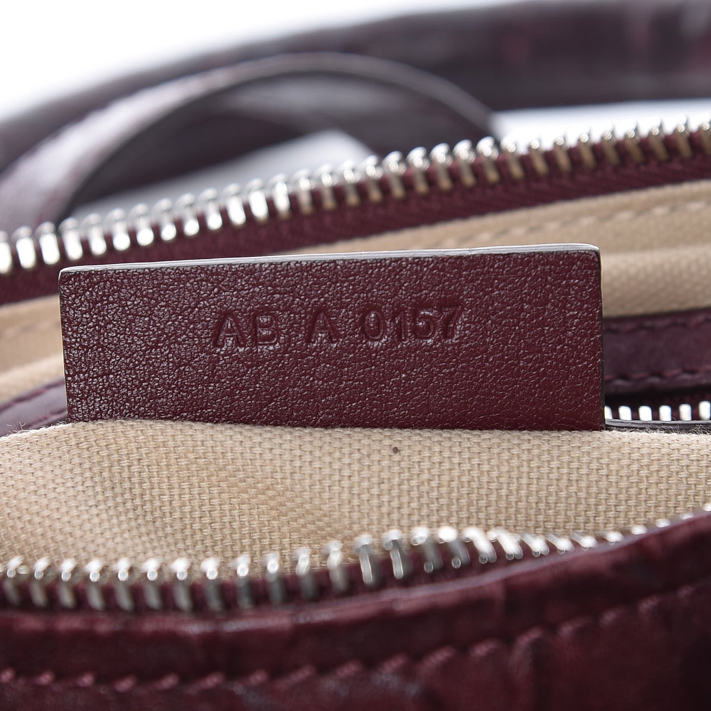 Tumbled Sheepskin Small Pandora Oxblood