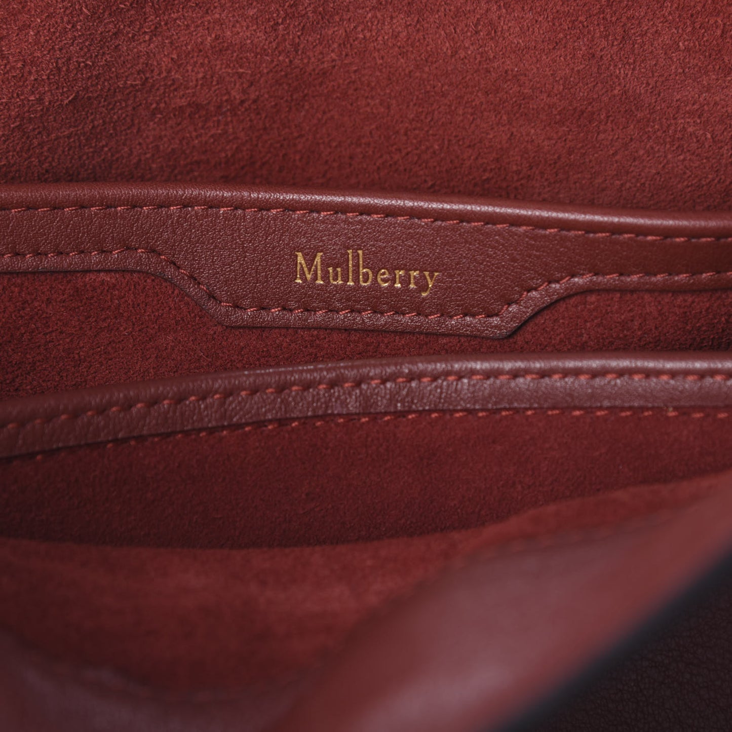 Silky Calfskin Small Leighton Braided Venetian Red