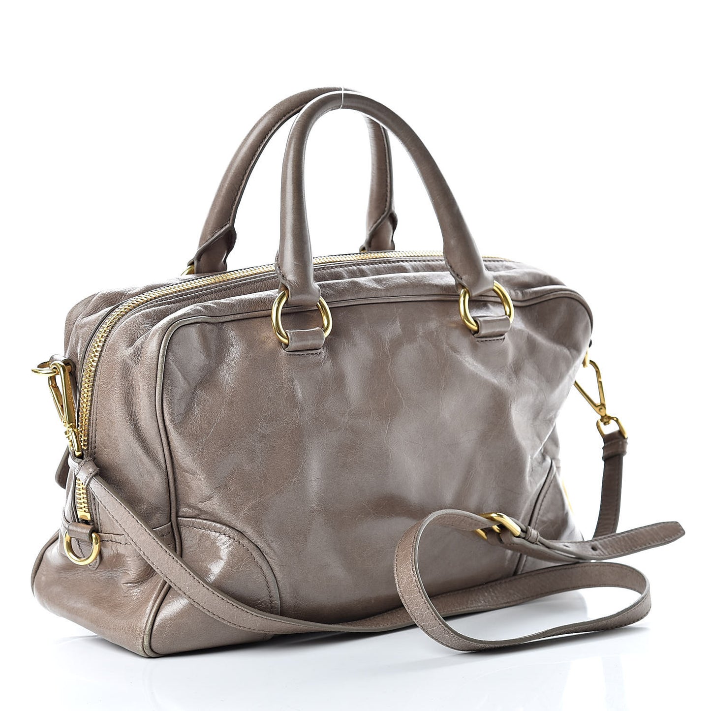 Vitello Shine Bauletto Argilla