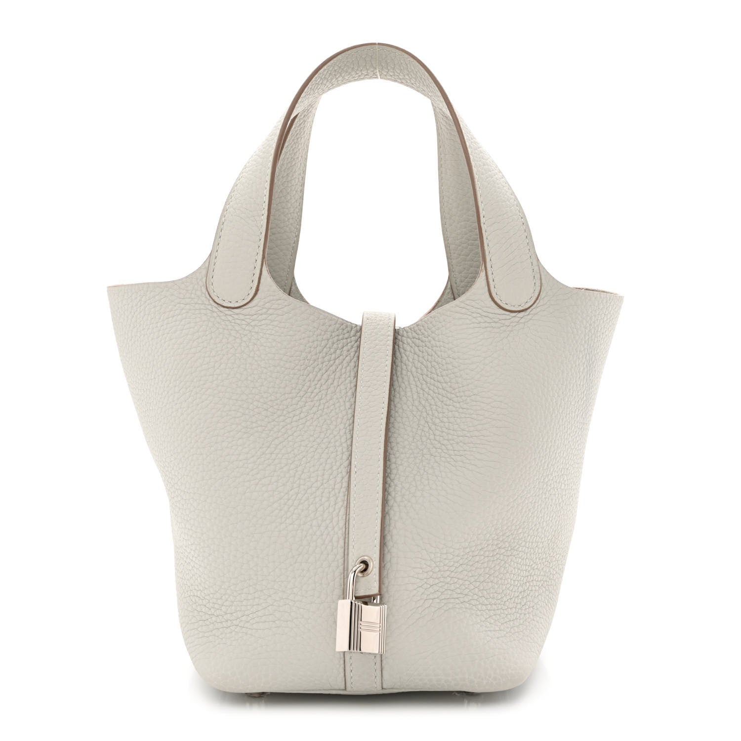 Hermes Taurillon Clemence Picotin Lock 18 PM Gris Perle 1 of 12