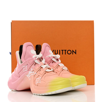 Louis Vuitton Calfskin LV Archlight Sneakers 37.5 Pink 12 of 12