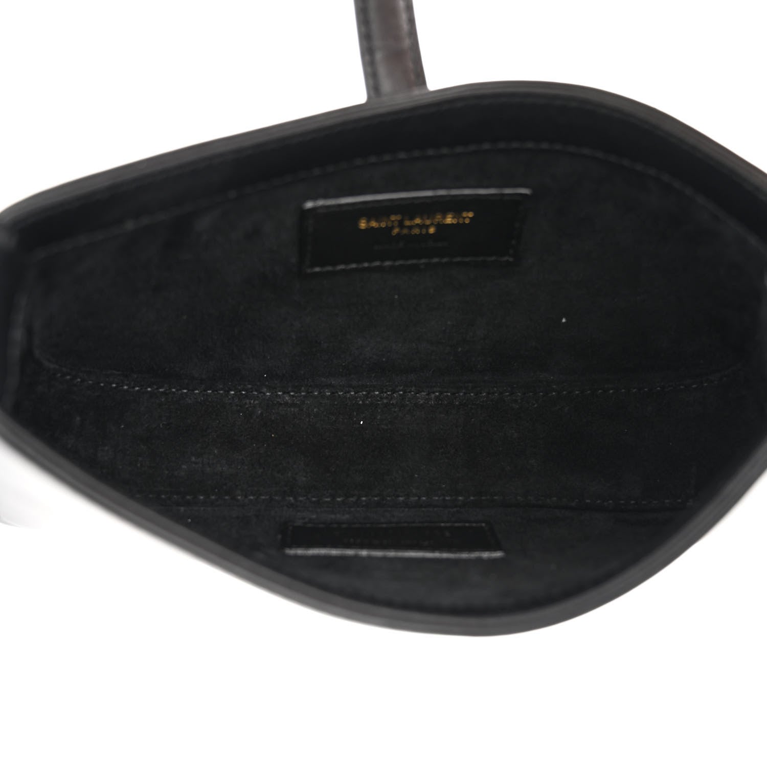 Saint Laurent Smooth Calfskin Le 5 A 7 Mini Hobo Black 5 of 10